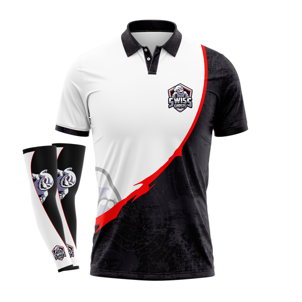 Swiss Ghosts Polo + Gaming Sleeve Set
